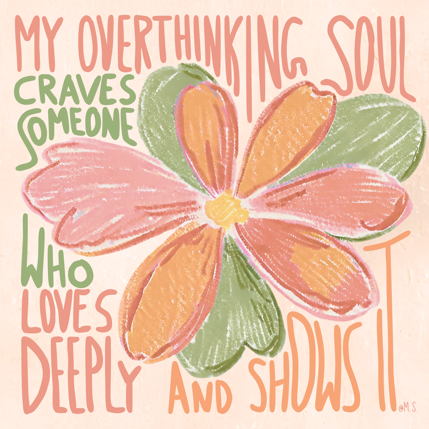 MY OVERTHINKING SOUL PRINT